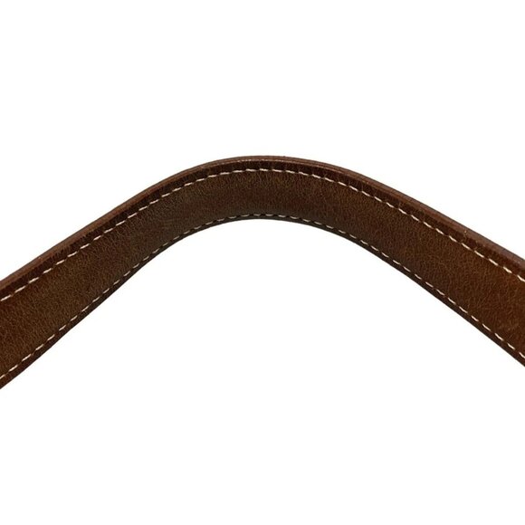 Auth HERMES Gao - Beige Brown Toile H Leather Square E Shoulder Bag - Picture 9 of 16